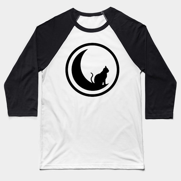 MidnightBSD OS Logo Baseball T-Shirt by MidnightBSD